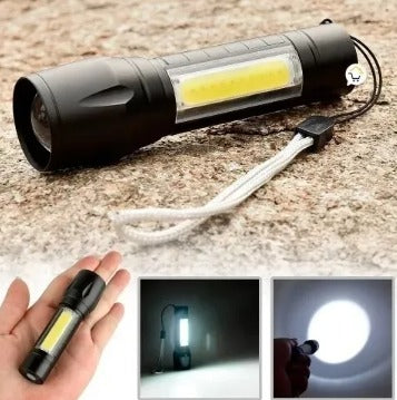 increible super potente Linterna recargable USB