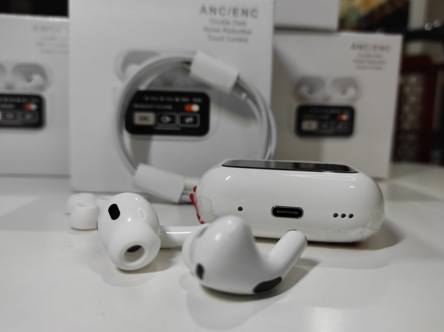 2X1 Airpods PRO con pantalla y Cancelación de Ruido oferta 2X1