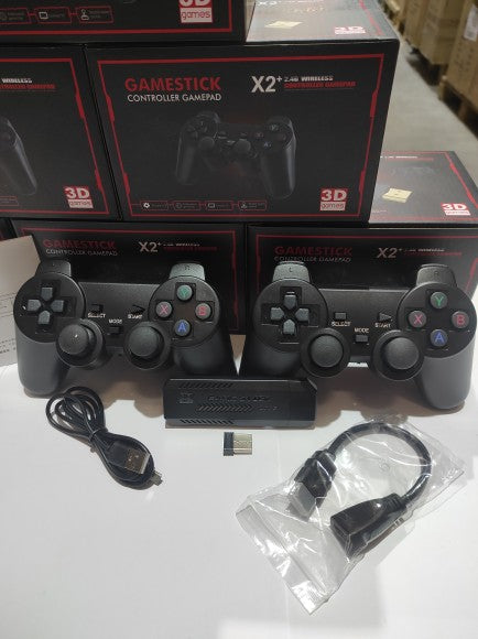 nueva Consola retro game stick X2 plus 4k