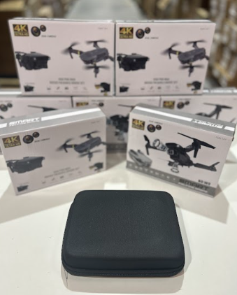 oferta Dron con doble cámara 4K + Maletín Gratis + 3 baterias