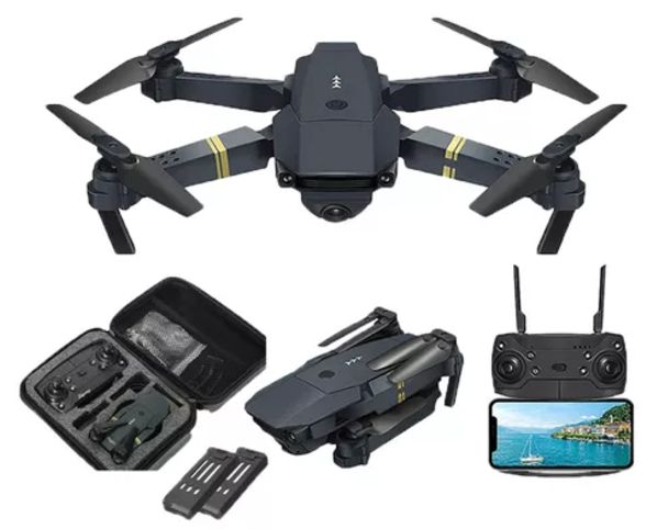 oferta Dron con doble cámara 4K + Maletín Gratis + 3 baterias