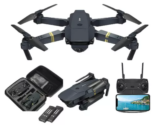 oferta Dron con doble cámara 4K + Maletín Gratis + 3 baterias