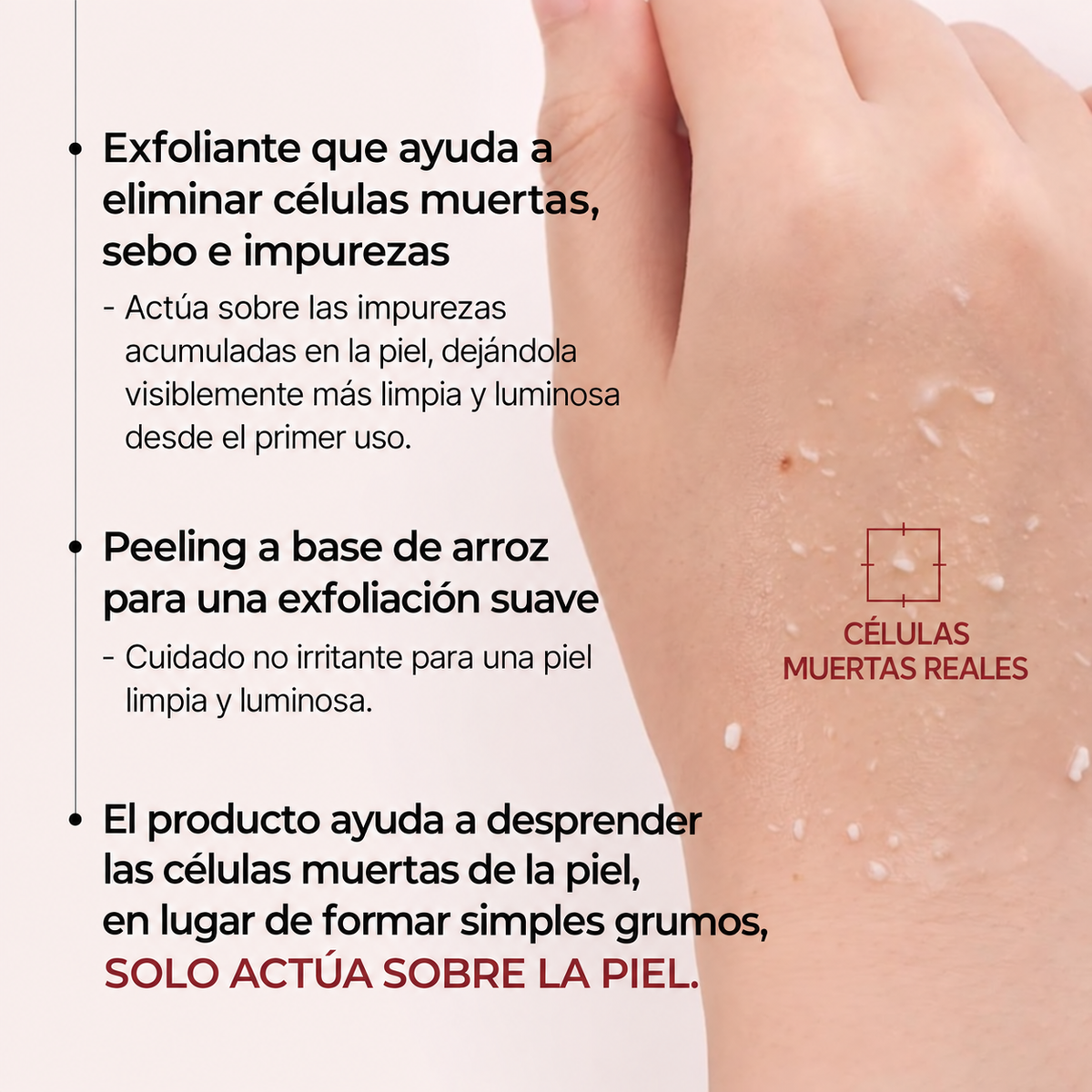 Exfoliante facial y corporal