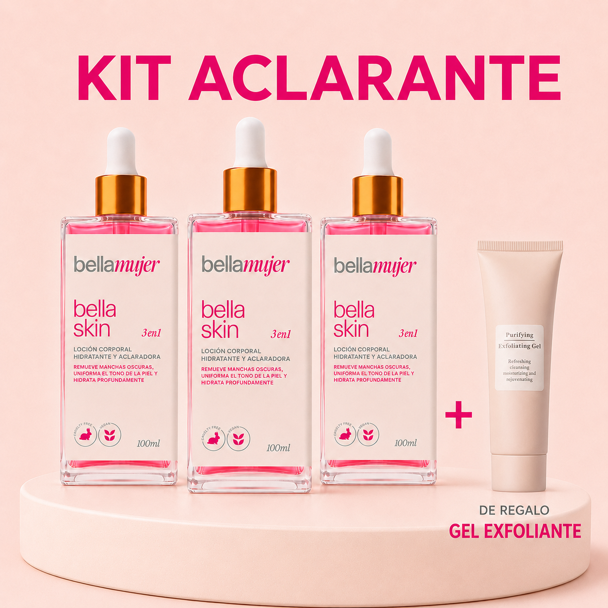 Bella Skin, Loción Corporal Aclarante ZONA INTIMA