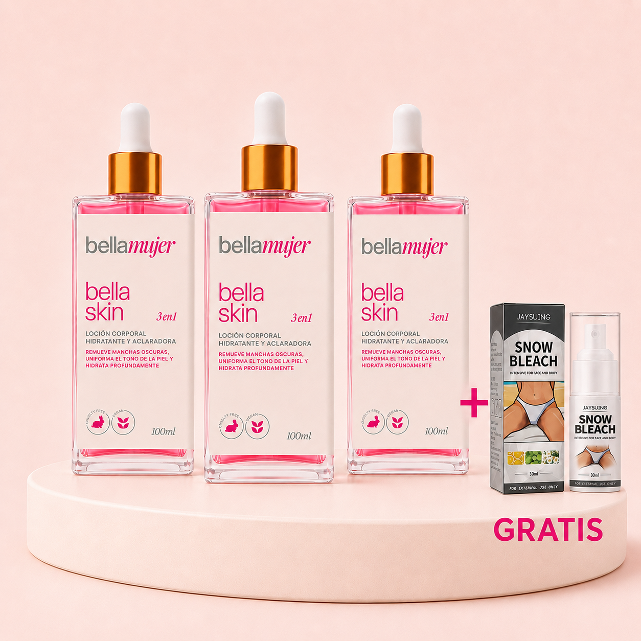 Bella Skin, Loción Corporal Aclarante ZONA INTIMA