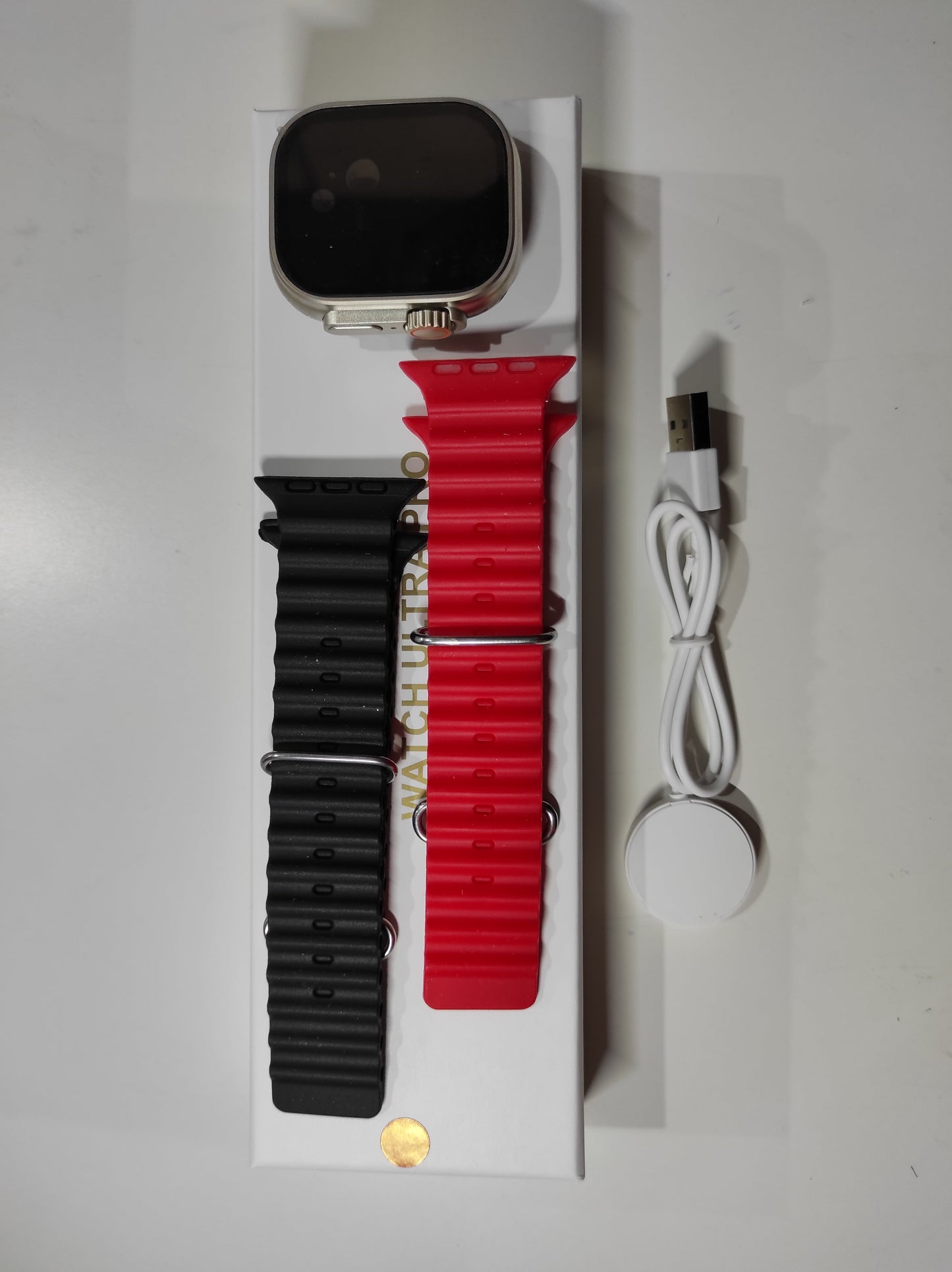 Combo PRO - un reloj ULTRA PRO con 2 correas + auriculares BT Con Pntalla TACTIL