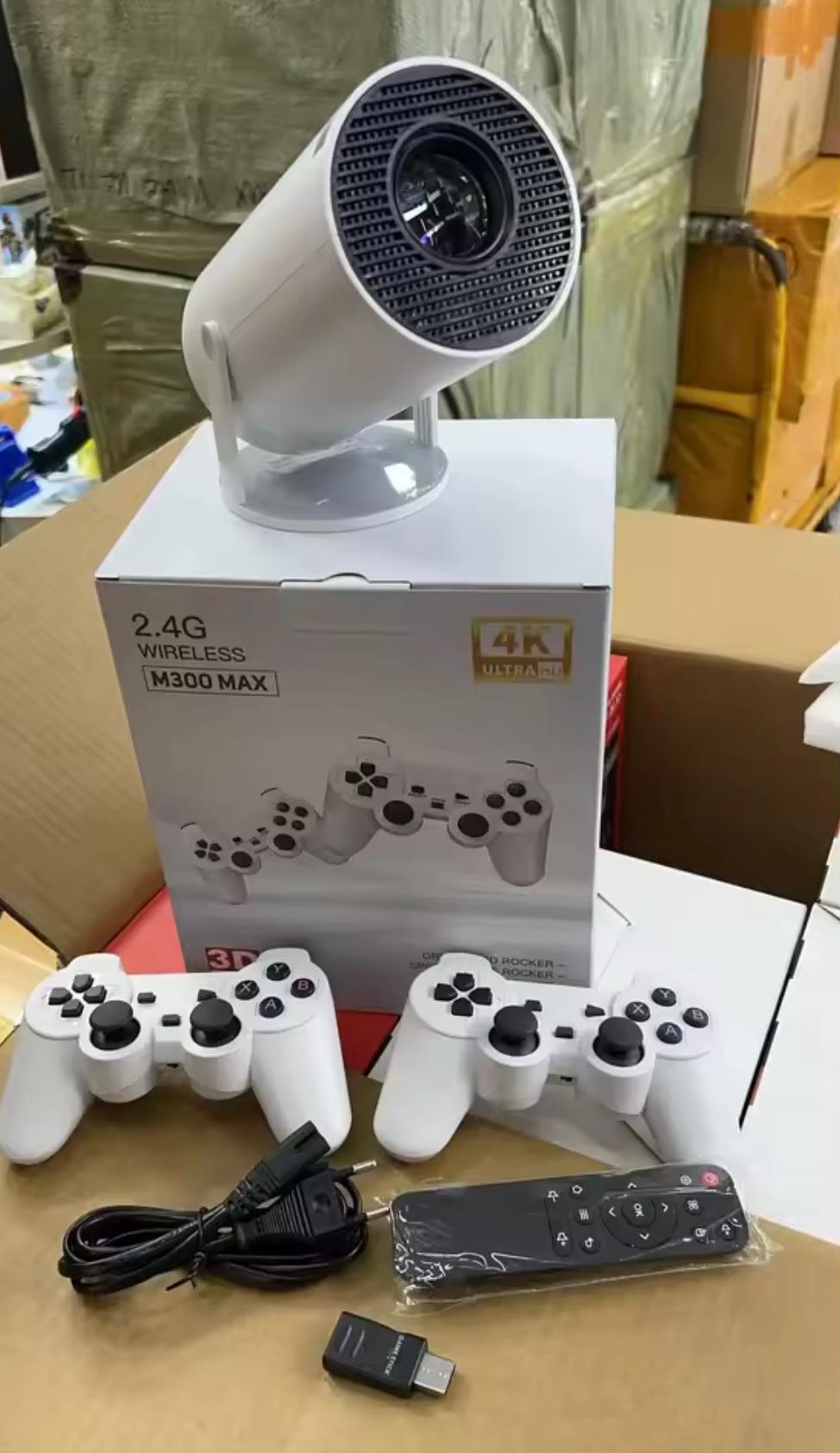 Proyector 2 en 1 con videojuegos