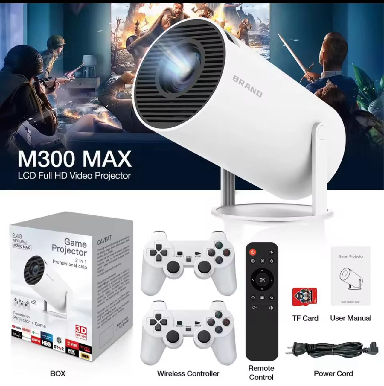 Proyector 2 en 1 con videojuegos
