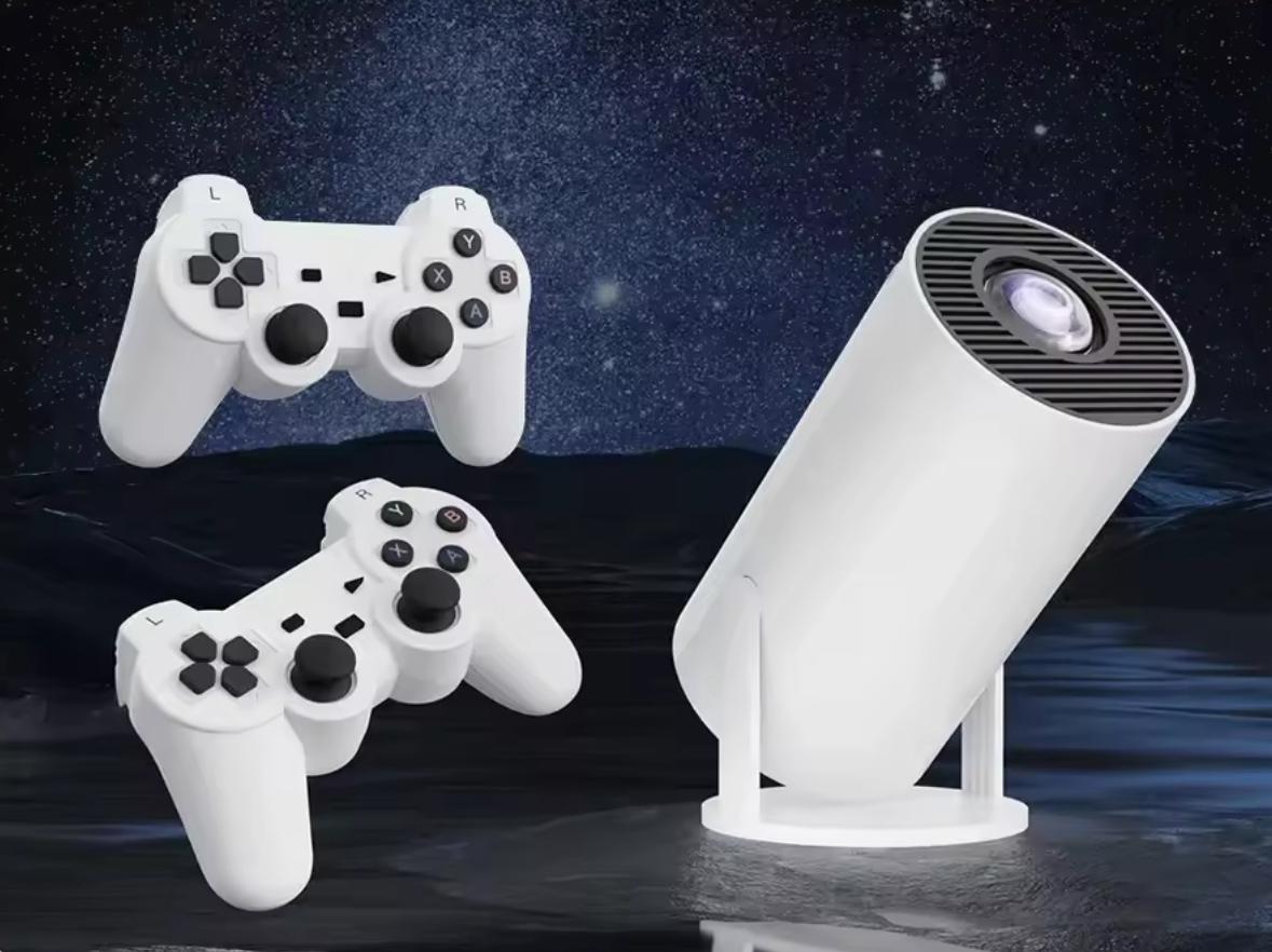 Proyector 2 en 1 con videojuegos