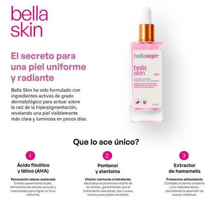 Bella Skin, Loción Corporal Aclarante ZONA INTIMA